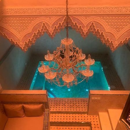 Super Riad Avec Piscine Interieure Marrákes Kültér fotó