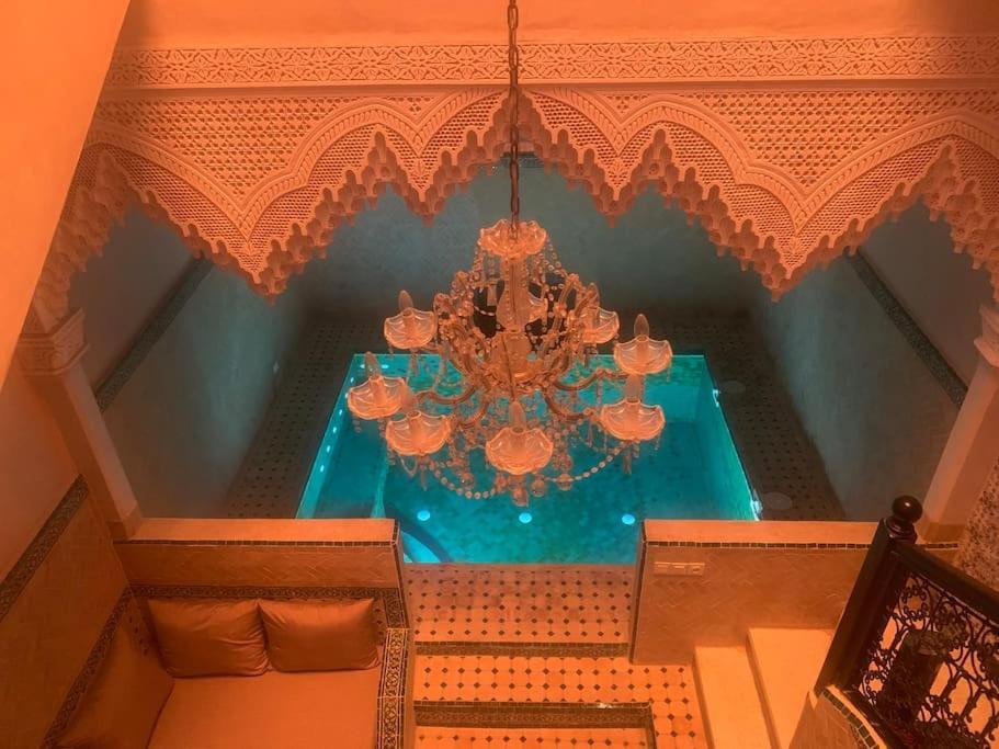 Super Riad Avec Piscine Interieure Marrákes Kültér fotó